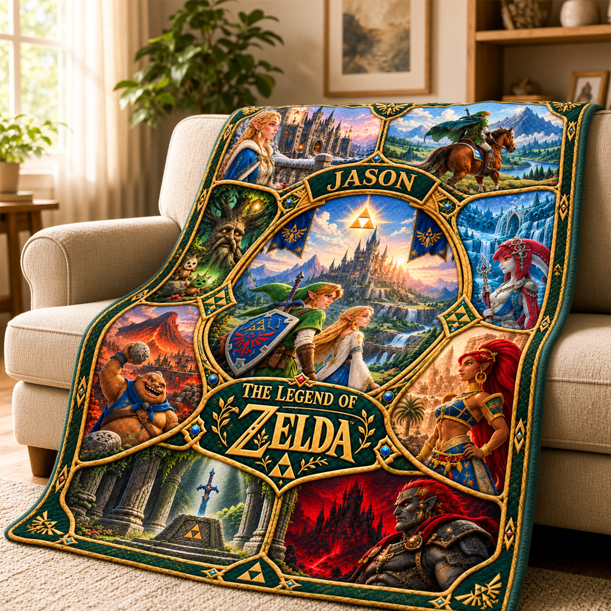 Epic Fantasy Adventure Blanket - Personalized Gifts 03ttdh061026-Homacus