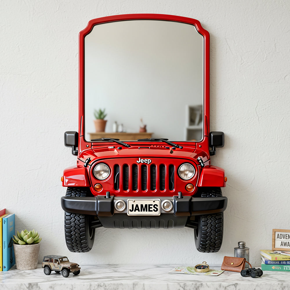 Off-road Custom Shaped Mirror - Personalized Gifts For Off-road Lovers 03hyta230126-Homacus