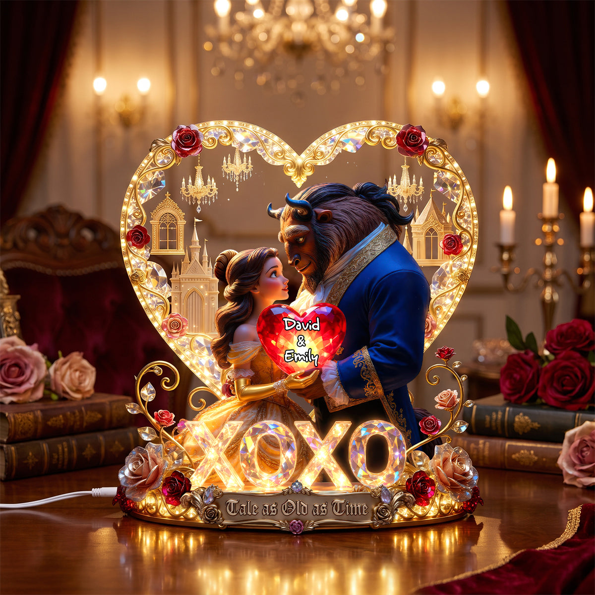 True Love Heart Light Box - Personalized Gifts For Couples 02padh250626-Homacus