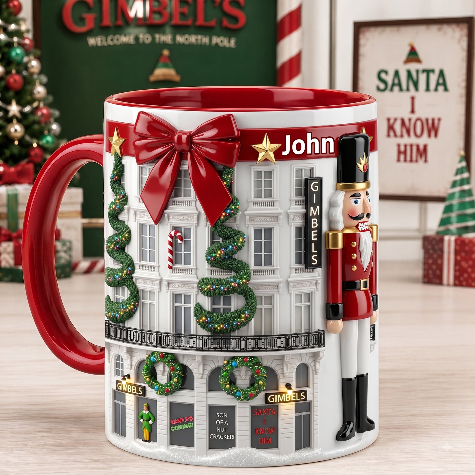 Nutcracker Department Store Accent Mug - Personalized Christmas Gifts 03hulu210826
