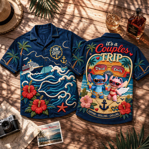 Couple Trip Hawaiian Shirt - Personalized Gifts For Couple 01padh220626-Homacus