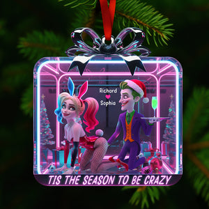 Naughty Couple Christmas Ornament - Personalized Gifts For Couple 02paqn091025-Homacus