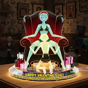 Playful Skeleton Couple Light Box - Personalized Gifts For Couple 03ohlu161225-Homacus