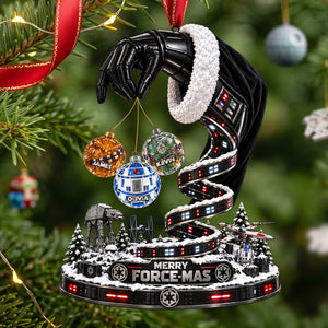 Merry Space-mas Christmas Ornament - Personalized Gifts For Family 03OHTA210926-Homacus