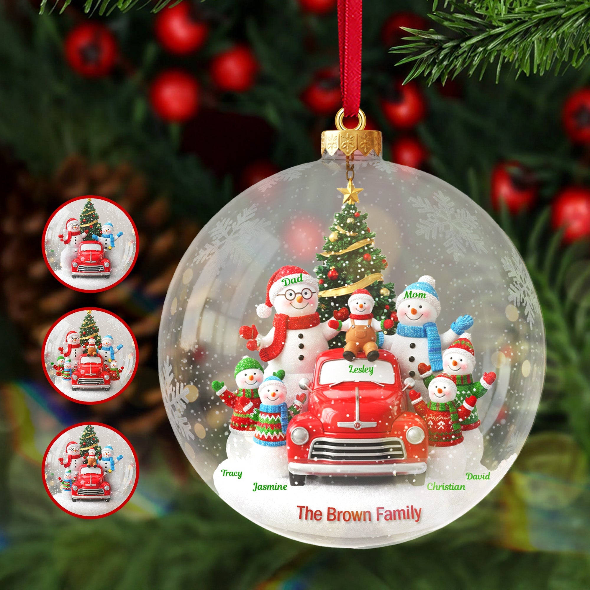 Personalized Gifts For Family Christmas Ornament 01tomg011025-Homacus