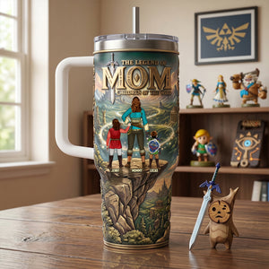 The Legend Of Mom Tumbler Handle - Personalized Gifts For Mom 03NATN170426-Homacus