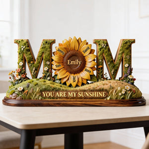 Sunflower Sunshine Acrylic Plaque - Personalized Gift For Mom 01HYTN290126-Homacus