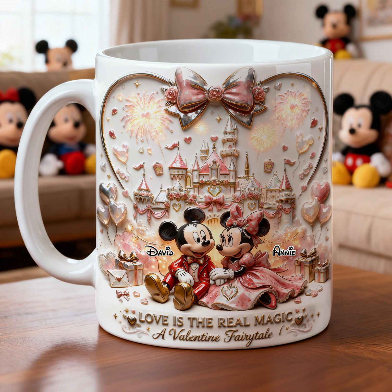 Magnificent Love Coffee Mug, Personalized Gifts For Couple 04qhlu210126-Homacus