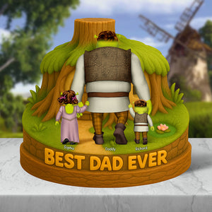 Green Monsters Plaque - Personalized Gifts For Dad 012naqn140425hh-Homacus