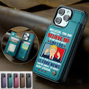 Personalized Gifts For Couple Flip Wallet Phone Case, Terrific Husband & Wife 03QHLU200225HG-Homacus