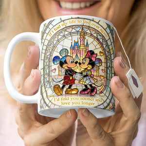 Find You Sooner, Love You Longer Coffee Mug - Personalized Gift For Couples 01TOQN290126-Homacus