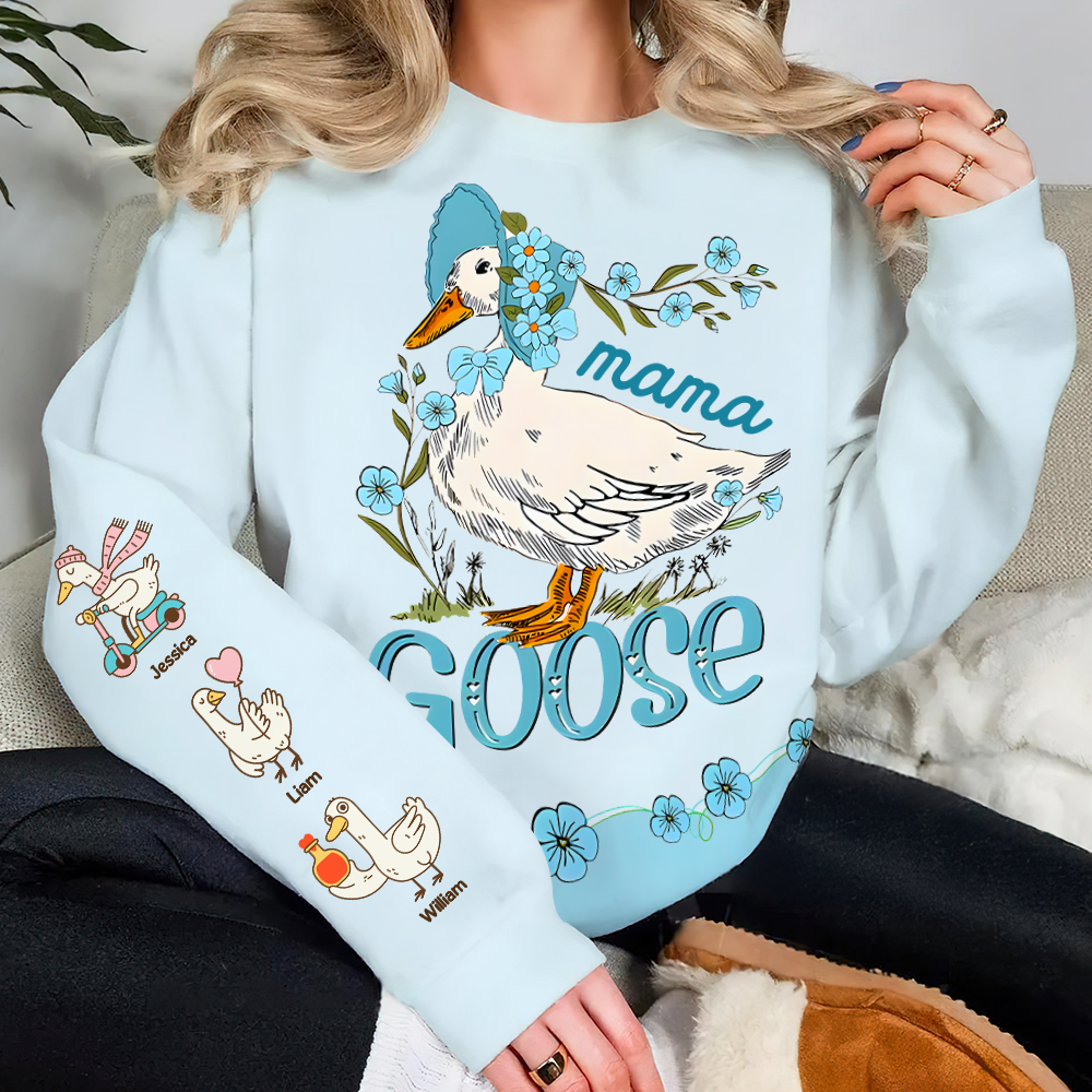 Personalized Gifts For Mom 3D Shirt Mama Goose 01xqpu130325-Homacus