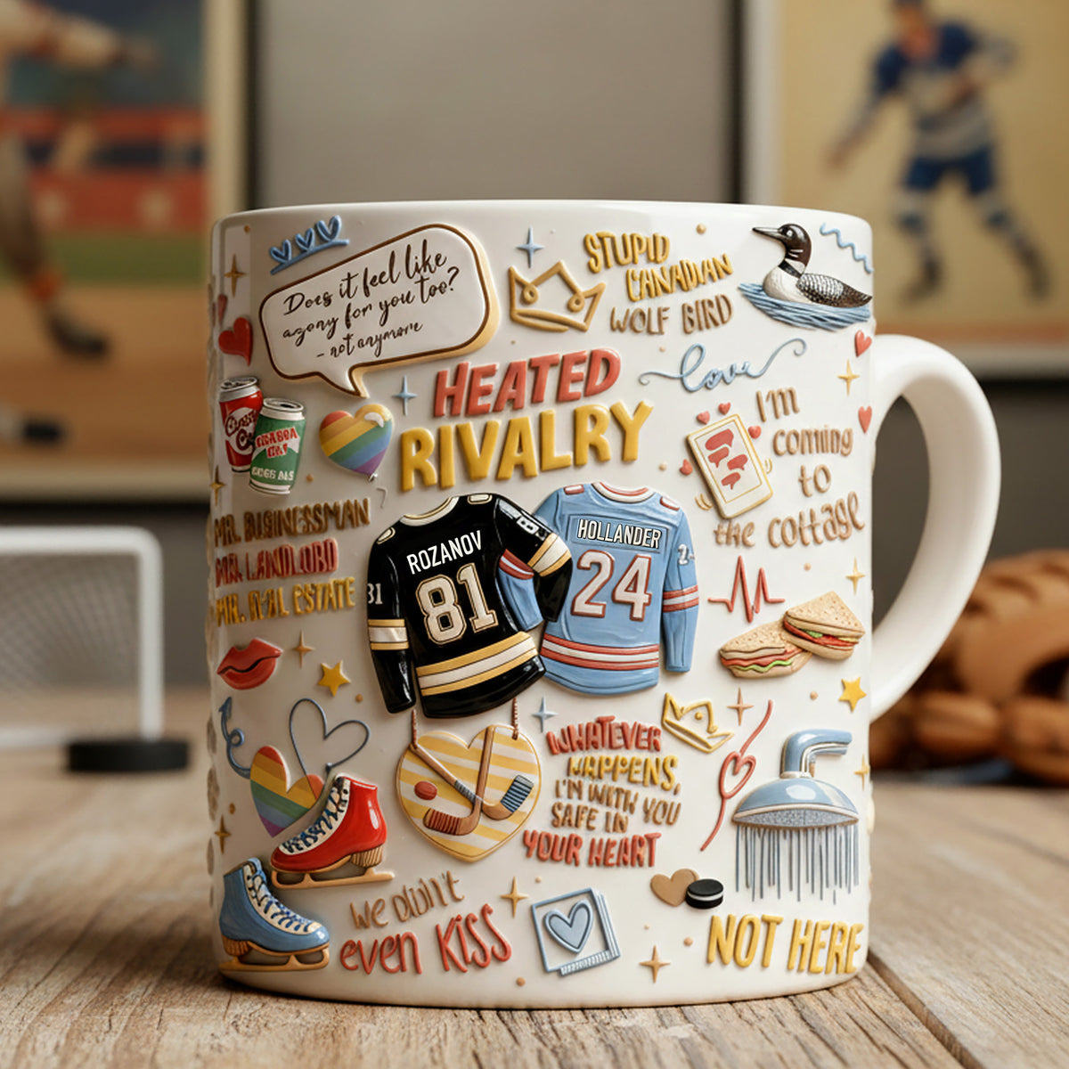 Love Hockey Coffee Mug - Personalized Gifts For LGBTQ+ Pride 04namg140126-Homacus