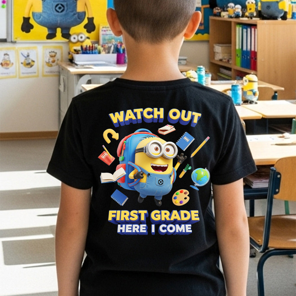 Cute Cartoon Shirt Personalized Back To School Gifts For Kids 01tgtn310725-Homacus