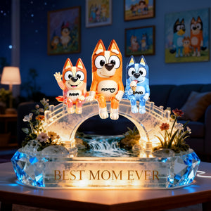 Heartfelt Mom & Her Little Ones Light Box - Personalized Gift For Mom 05OHLU090226-Homacus