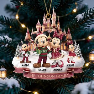 Cozy Christmas Family Ornament - Personalized Gifts For Family Christmas Ornament 02TODT030926