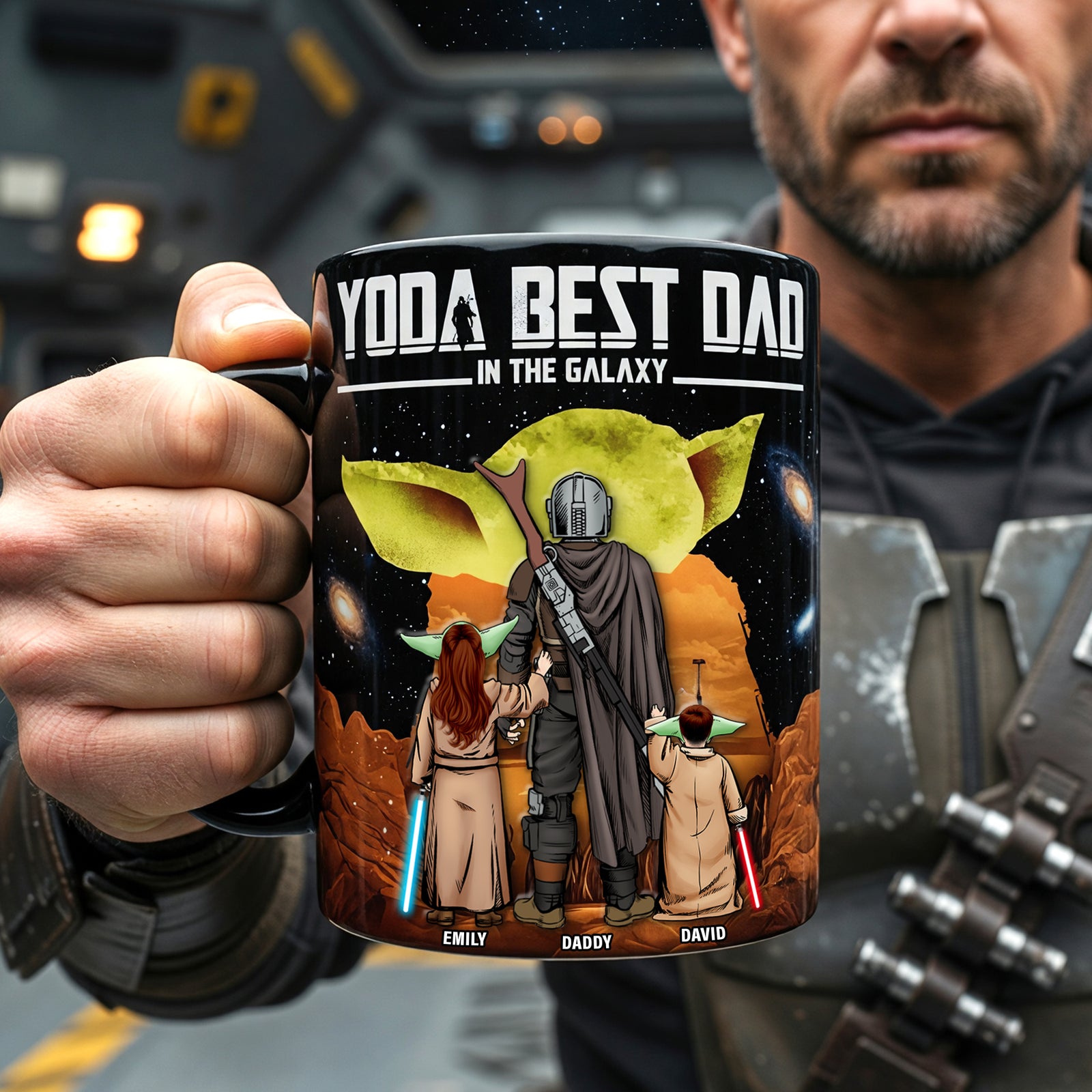 The Greatest Warrior Dad Magic Mug - Personalized Gifts For Dads 02huqn200526-Homacus