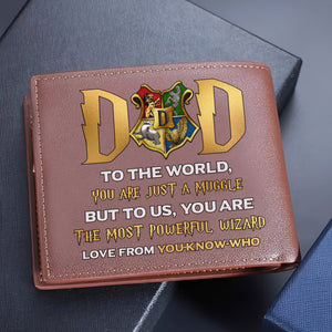 Personalized Gifts For Dad PU Leather Wallet 01htpu060524 Father's Day-Homacus