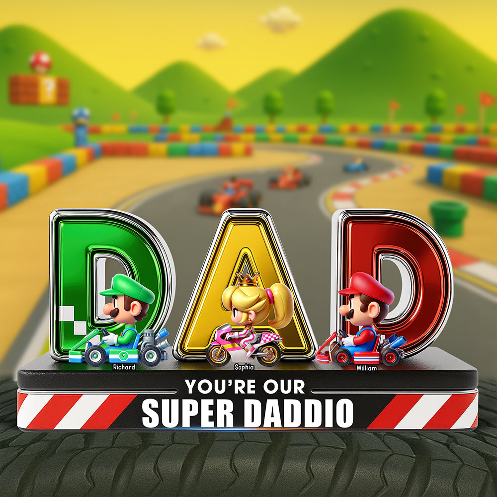 Car Game Fans Acrylic Plaque - Personalized Gifts For Dad 04TGQN290425-Homacus