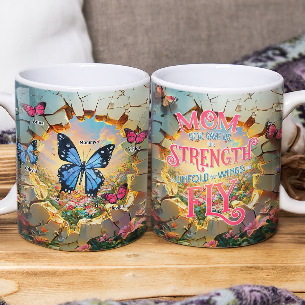 Personalized Gifts For Mom Coffee Mug, Butterfly 03TGDT310325-Homacus