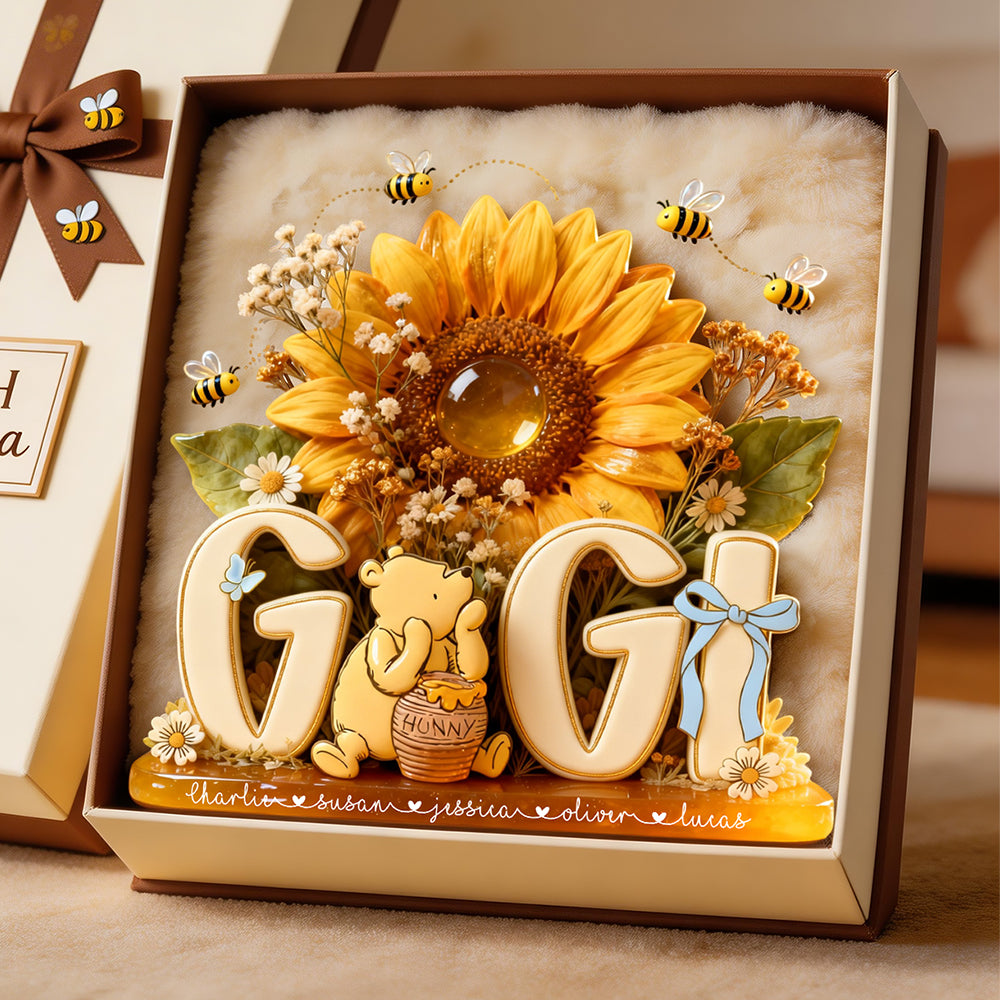 Honey Grandma Acrylic Plaque - Personalized Mother's Day Gifts 02NADT280226-Homacus