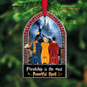 Personalized Gifts for Friends, Friendship is the most powerful spell Acrylic Ornament, Christmas Tree Decor 01TOTN150824HG-Homacus