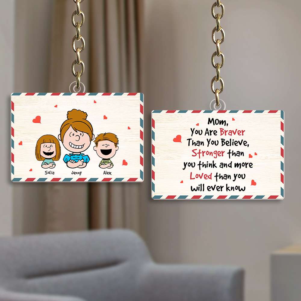 Personalized Gifts For Mom Keychain 04TOMH140125HH-Homacus
