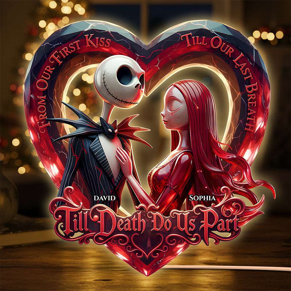 First Kiss Romantic Light Box Personalized Gifts For Couple 03PADT311025-Homacus