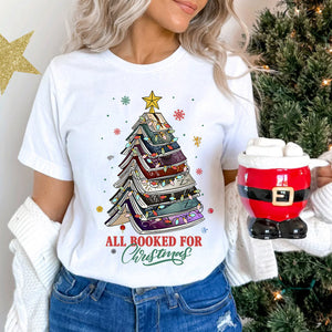 Gifts For Book Lovers Christmas Tree Shirt 04HUDT161024-Homacus