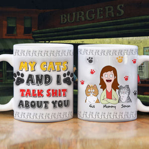 Adorable Little Cats Coffee Mug - Personalized Gifts For Cat Lover 04QHLU010425HG-Homacus
