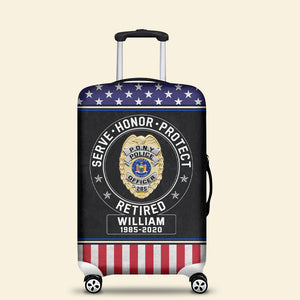 Custom Badge Gifts For Police Luggage Cover 02qhqn300724-Homacus