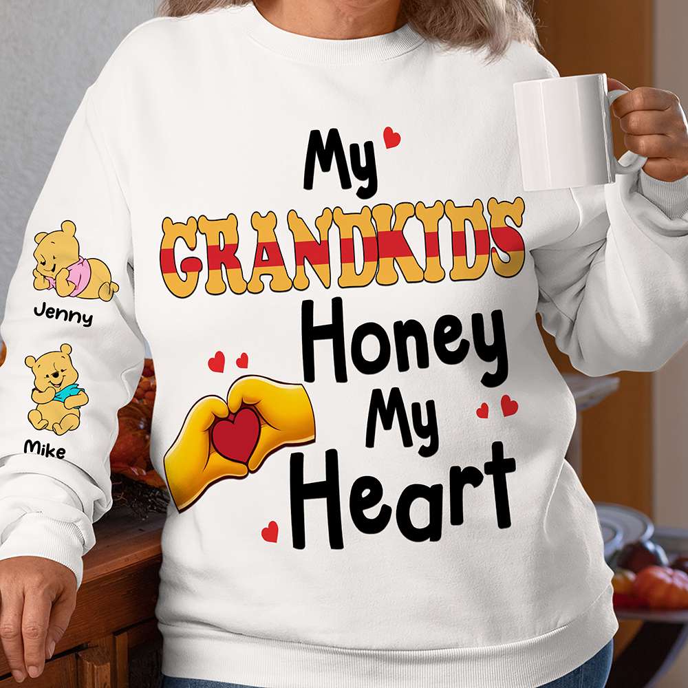 Personalized Gifts For Grandma Shirt Little Bear Kids 01OHMH120325-Homacus