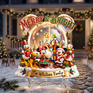 Merry Family Yard Sign - Personalized Christmas Gifts For Family 02pata120826-Homacus