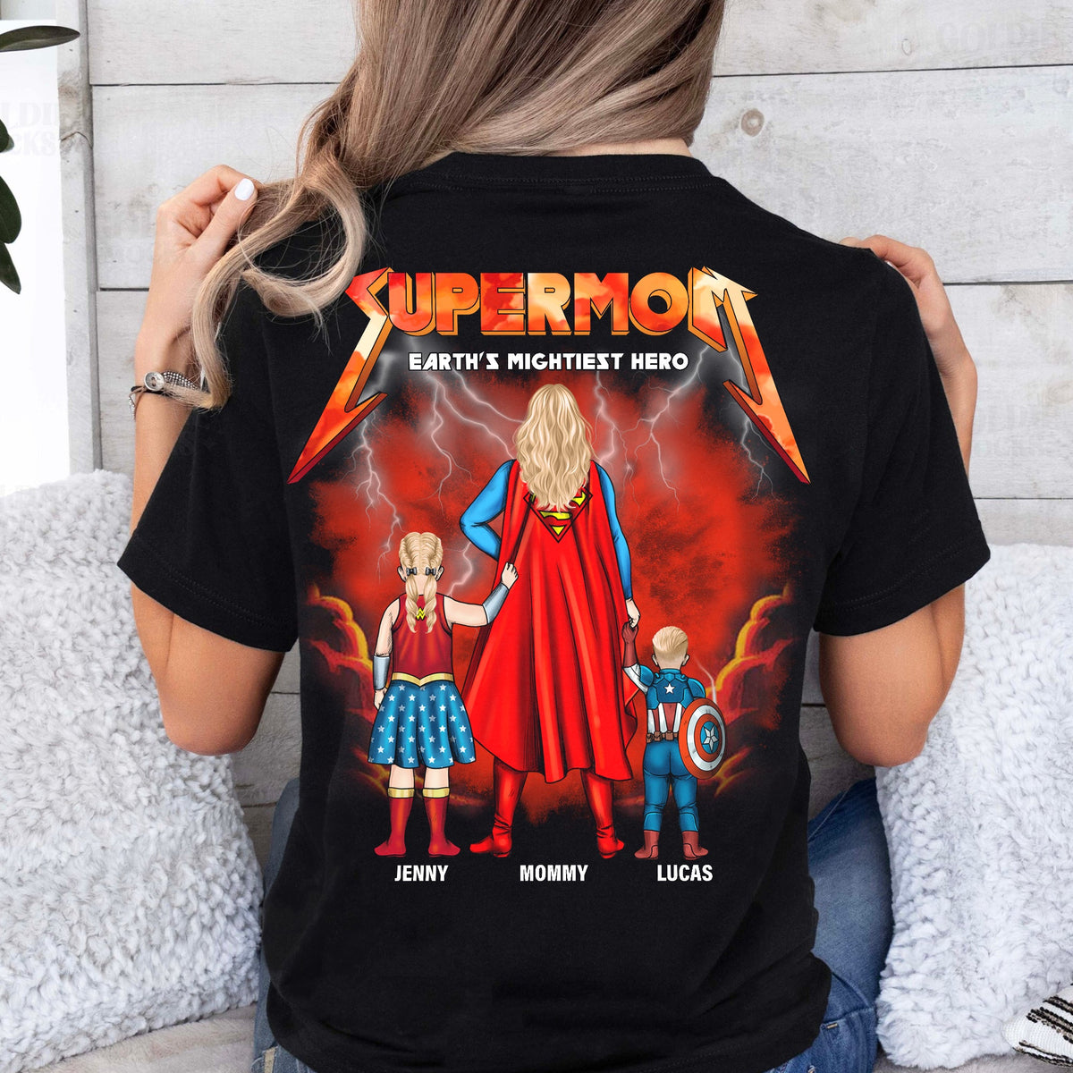 Personalized Gifts For Mom GRER2005 Shirt 03totn080425pa Super Mom-Homacus