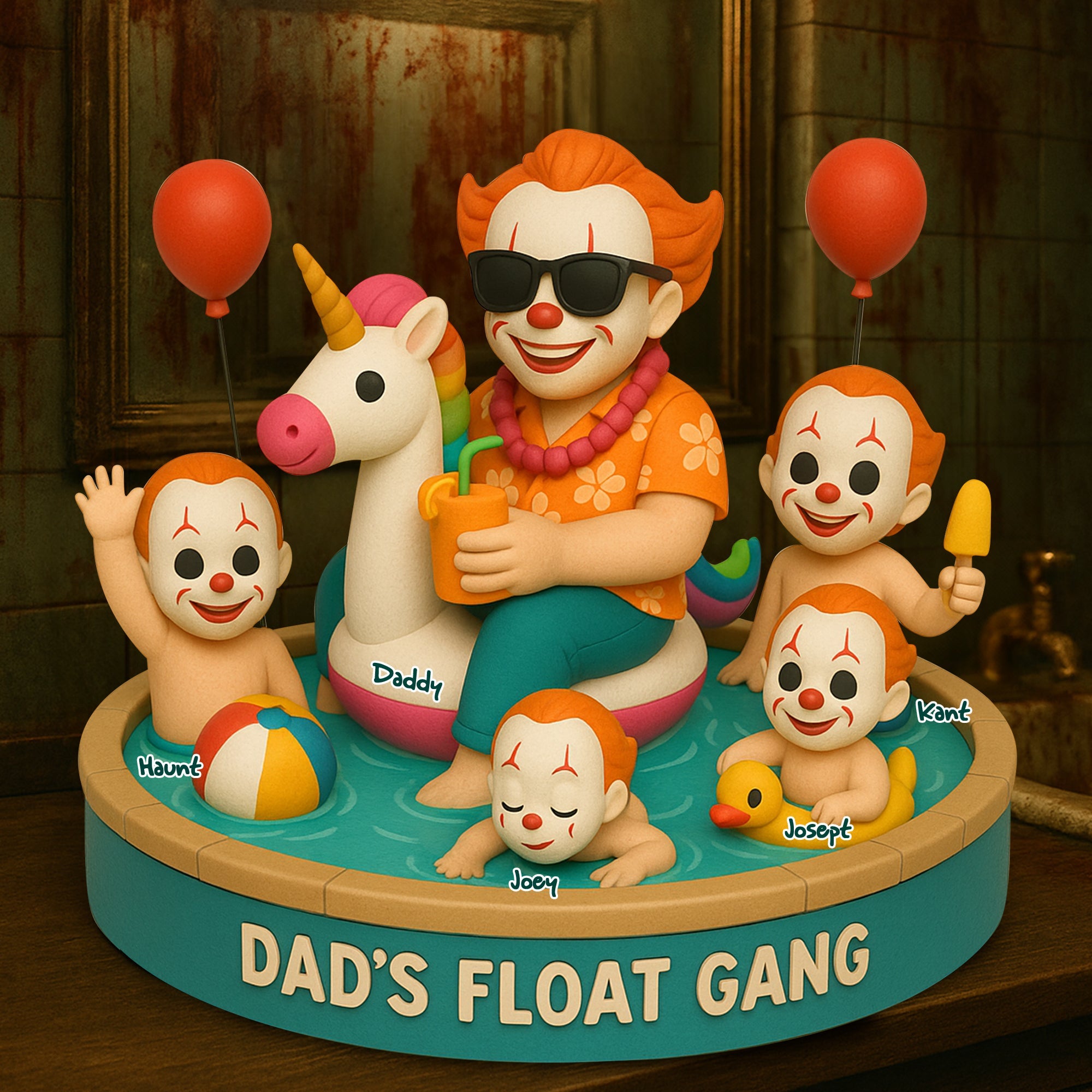 Dad’s Float Gang Acrylic Plaque - Personalized Gift For Dad 01NALU160525-Homacus