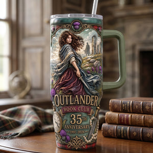 Fantasy Time Traveler 40oz Tumbler With Handle - Personalized Gifts 01qhlu240626