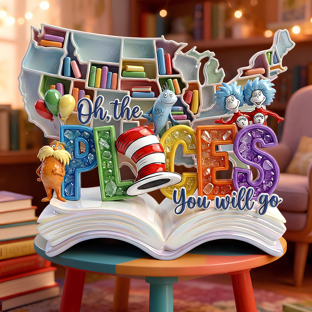 Follow Your Dreams Acrylic Plaque - Gifts For Book Lovers 05PADT130226-Homacus