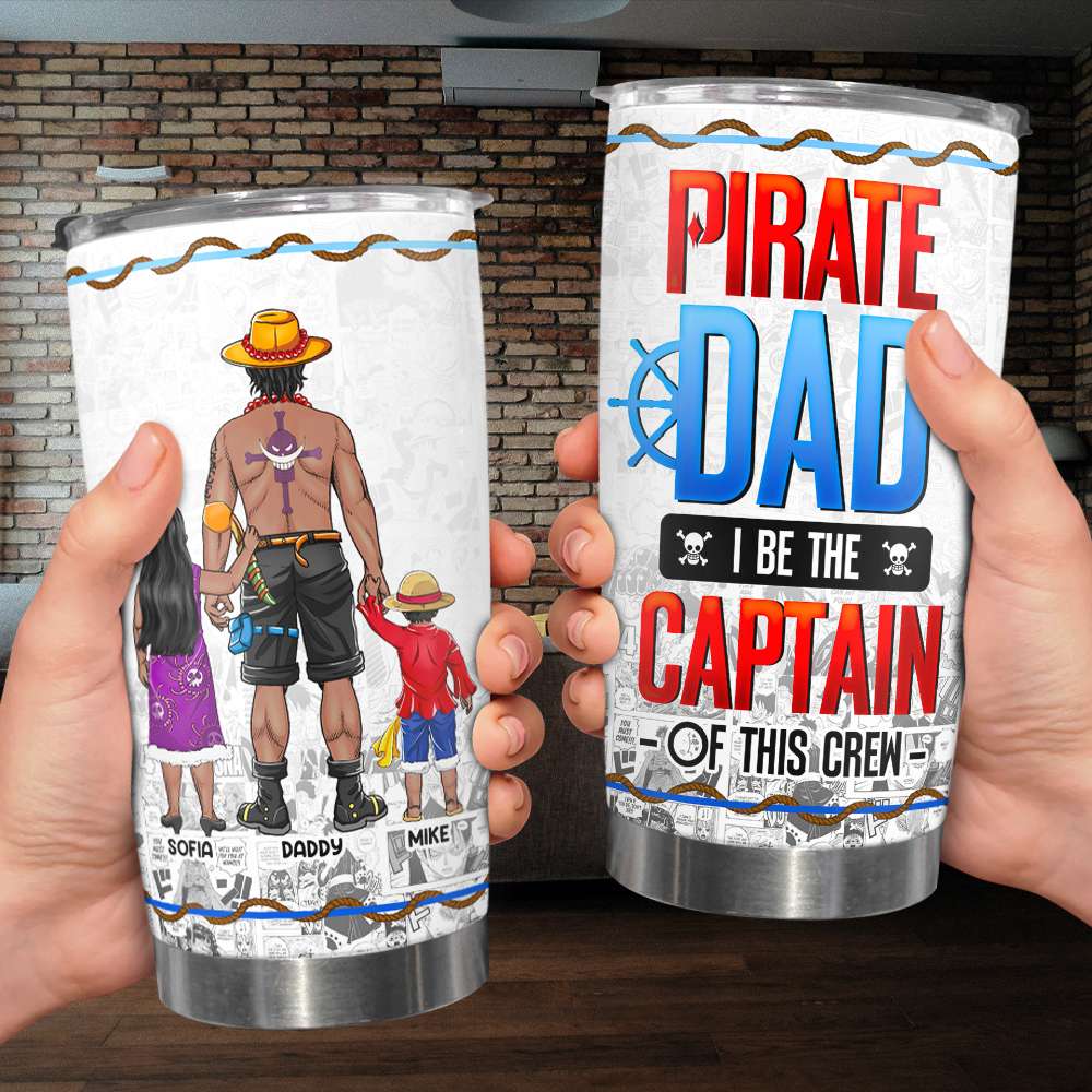 Personalized Gifts For DadTumbler Pirate Dad 02HUMH130325PA-Homacus