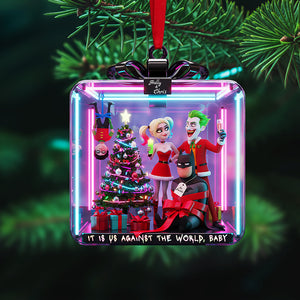 Mischievous Couple Personalized Gifts For Couple Christmas Ornament 01pata091025-Homacus