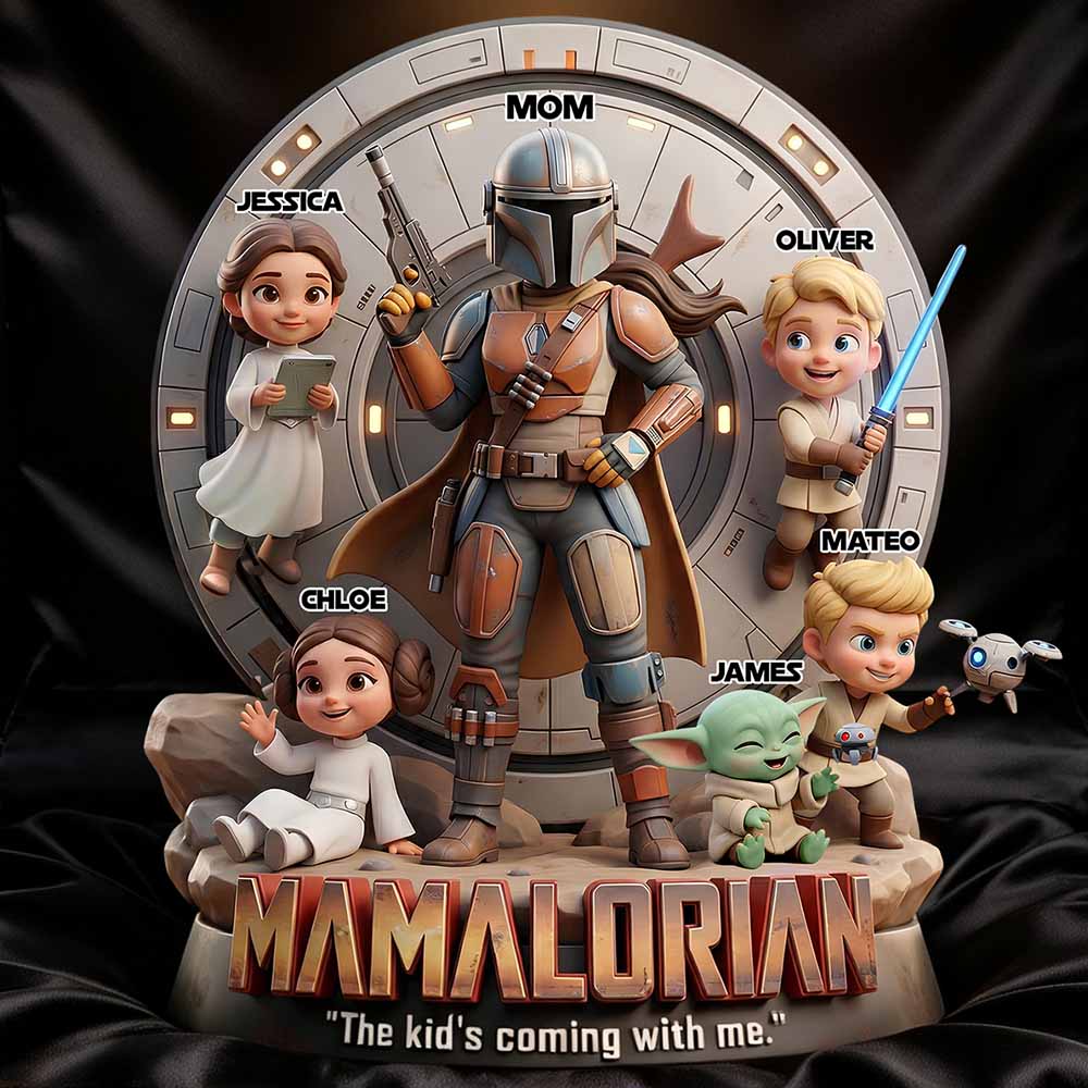 Space Warrior Mom Acrylic Plaque Personalized Gifts For Mom 02PADT050326-Homacus