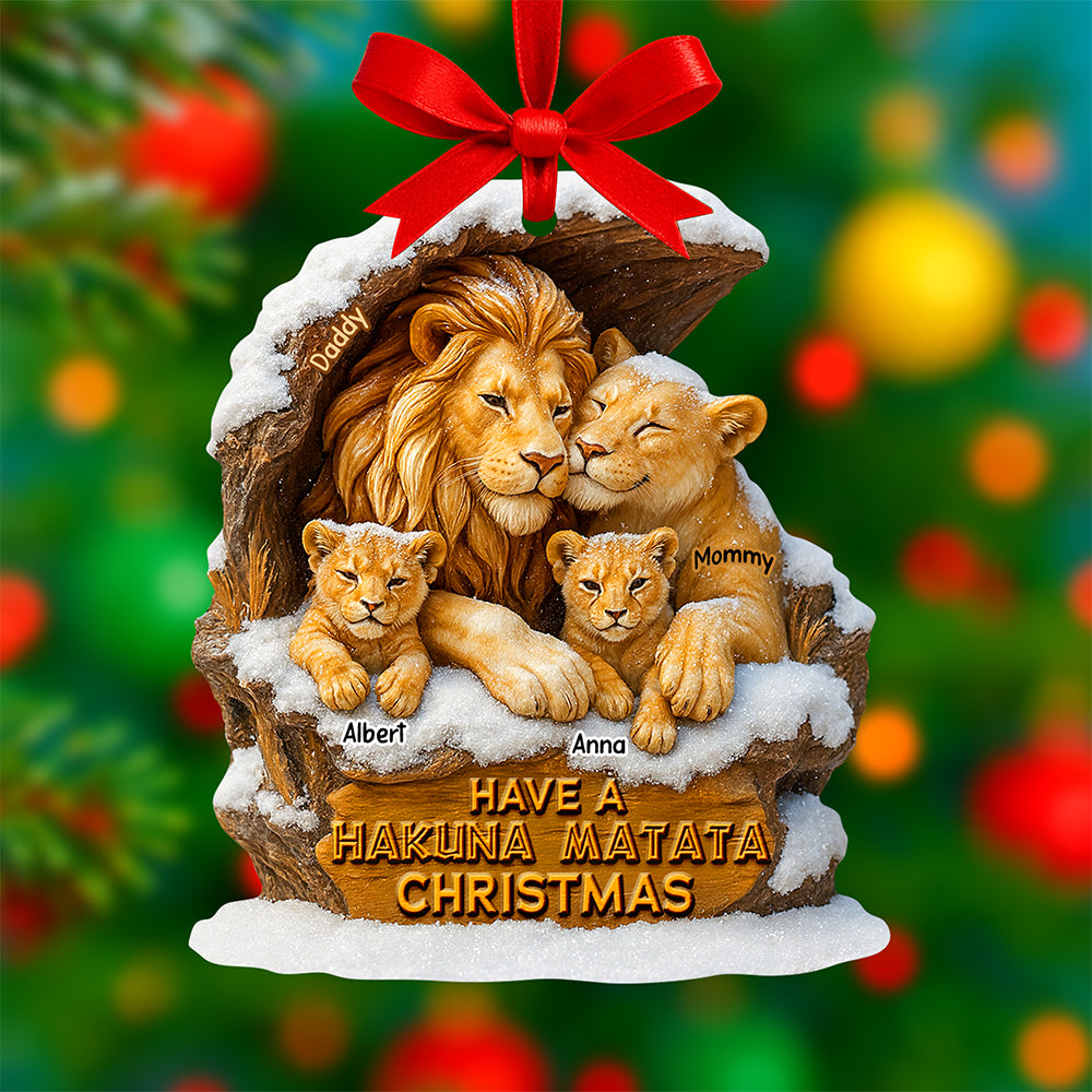 Majestic Family Christmas Ornament, Personalized Gifts For Family 01qhqn270825-Homacus