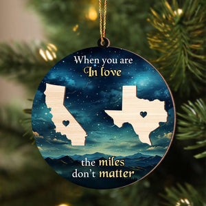 Personalized Gift For Long Distance Relationship, Wooden Ornament 01TOMH071024HU-Homacus