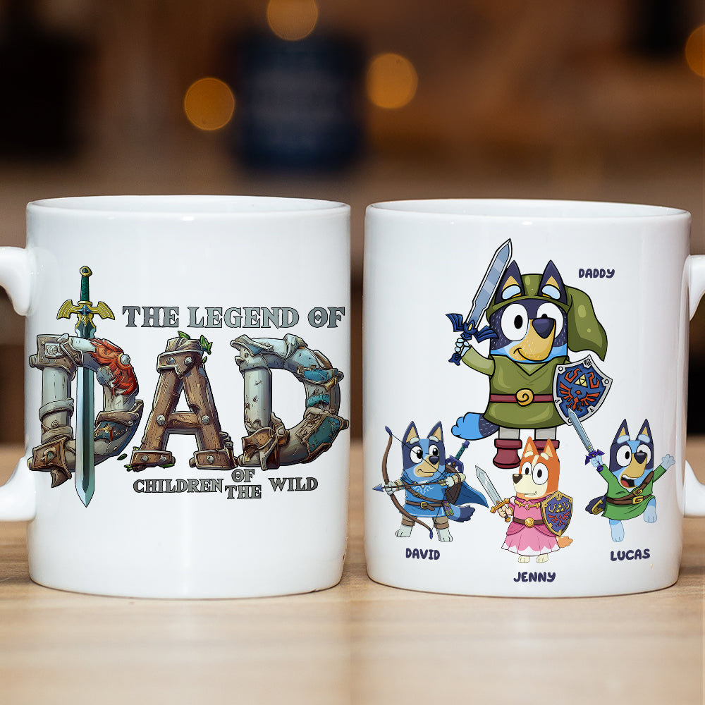 Personalized Gifts For Dad Coffee Mug 03qhtn090425 Legend Dad-Homacus