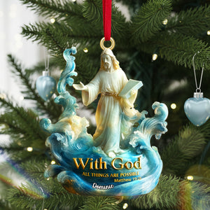 Personalized Gifts For Christmas, The God Acrylic Ornament 01tgmg180925-Homacus