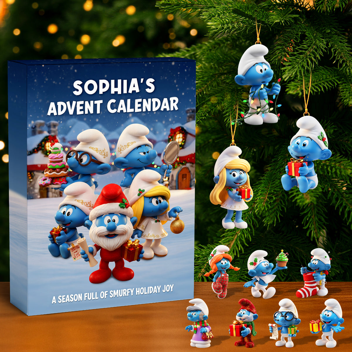 Lovely Characters Advent Calendar Blind Box – Personalized Christmas Gift 01PGQN131125-Homacus