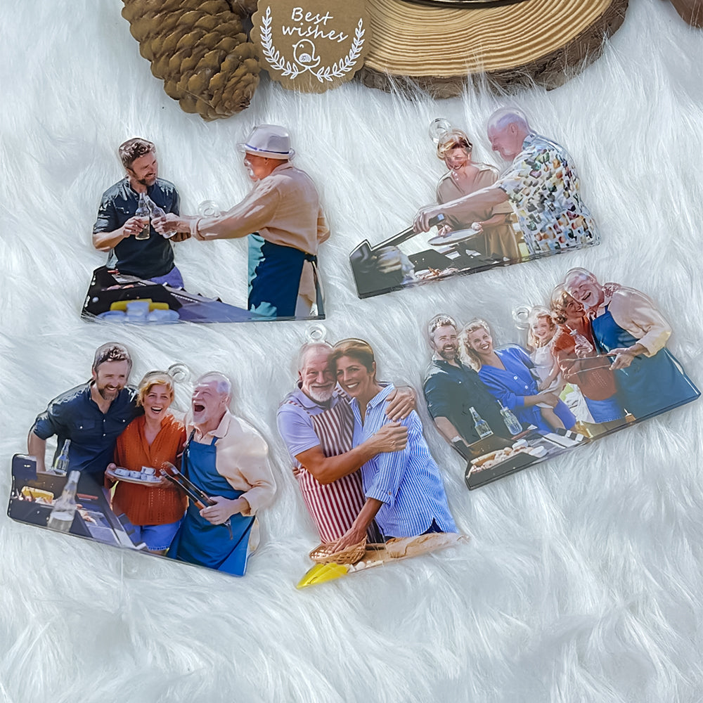 Custom Photo Gifts for BBQ Grillers Ornament 106acvp140924-Homacus