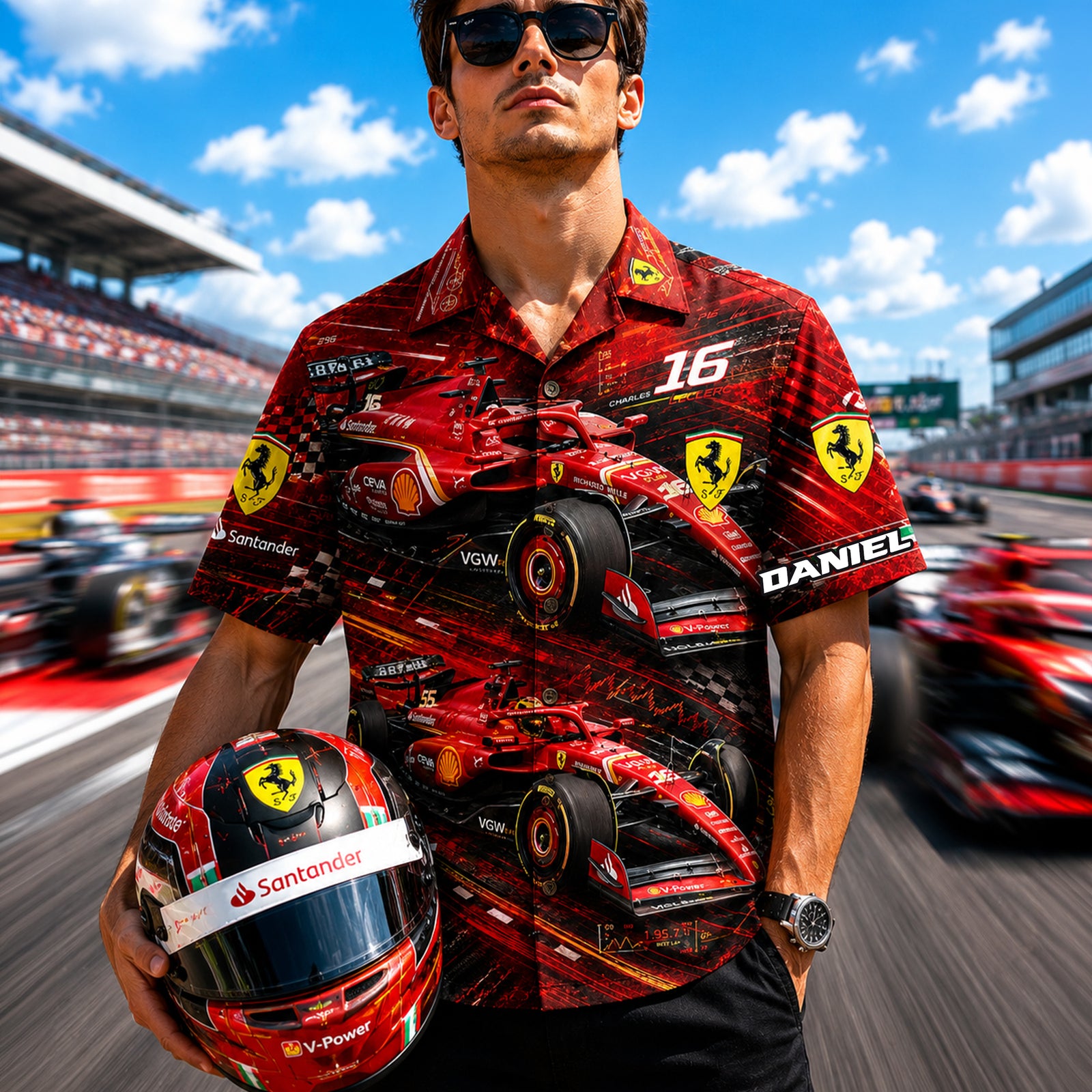 Race Day Hawaiian Shirt - Personalized Gifts For Racing Lovers 02NALU020726-Homacus