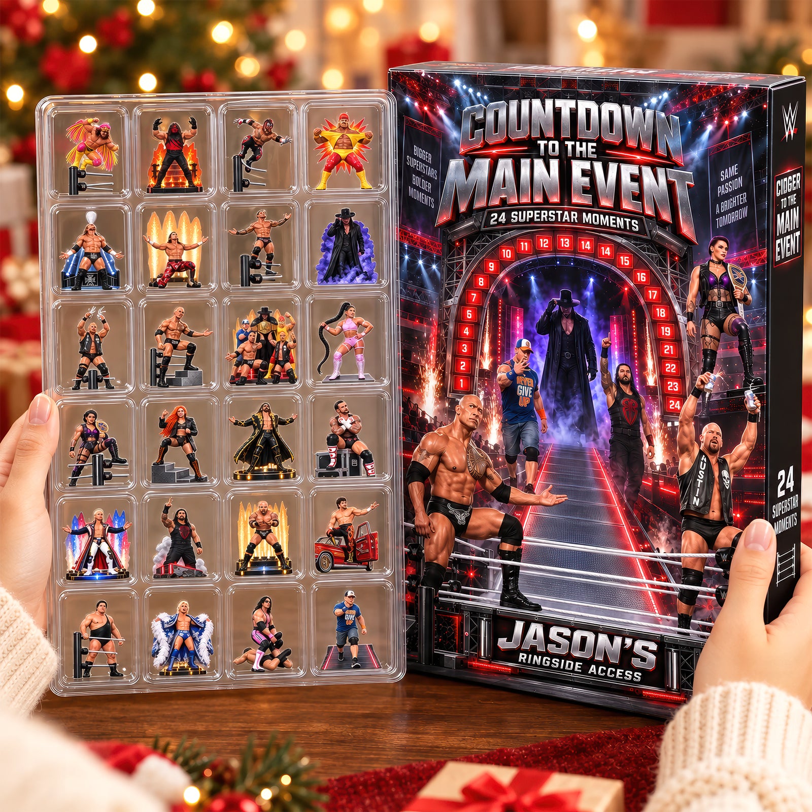 Warrior Christmas Advent Calendar Blind Box - Personalized Christmas Gifts 04haqn220926-Homacus