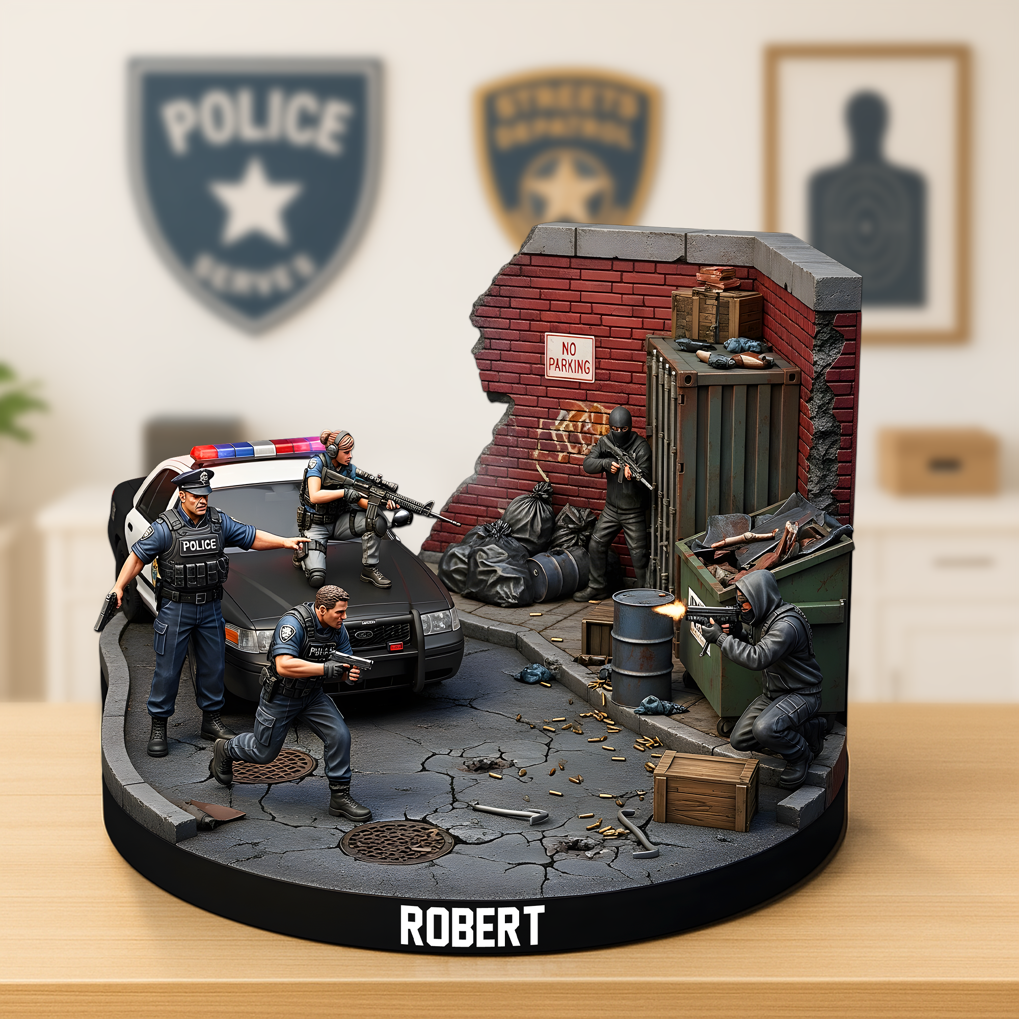 Police Acrylic Plaque - Personalized Gifts For Police Officer 01TOPU070725-Homacus
