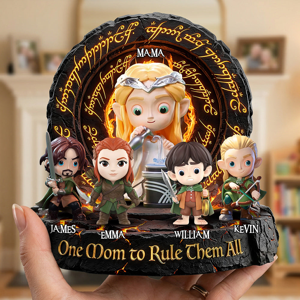 One Mom To Rule Them All Acrylic Plaque - Personalized Gifts For Mom 01hudt280326-Homacus